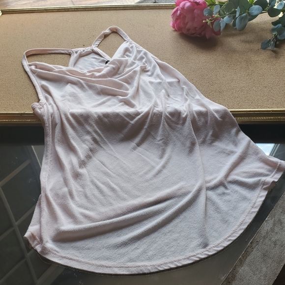 🌺Alloy Apparel Cowl Neck Blush Racer Back Tank - Picture 3 of 6